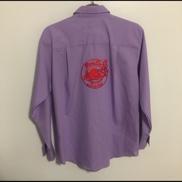 Rare 1990’s Foxcroft lavender button down, size 6 - Picture 3 of 8